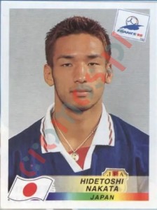 524 Hidetoshi Nakata – FIFA World Cup France 1998 Panini