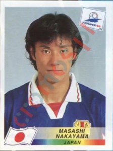 528 Masashi Nakayama – FIFA World Cup France 1998 Panini