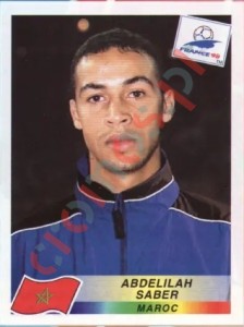 52 Abdelilah Saber – FIFA World Cup France 1998 Panini