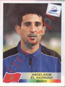 53 Abdelkrim El Hadrioui – FIFA World Cup France 1998 Panini