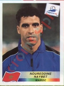 54 Noureddine Naybet – FIFA World Cup France 1998 Panini