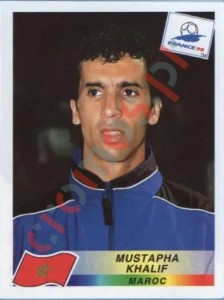 58 Mustapha Khalif – FIFA World Cup France 1998 Panini