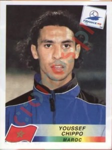 60 Youssef Chippo – FIFA World Cup France 1998 Panini
