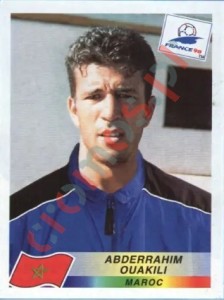 62 Abderrahim Ouakili – FIFA World Cup France 1998 Panini