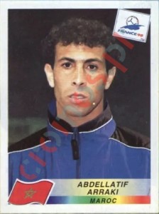 66 Abdellatif Arraki – FIFA World Cup France 1998 Panini