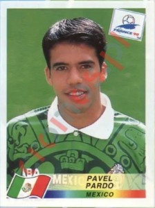356 Pavel Pardo – FIFA World Cup France 1998 Panini