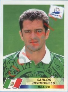366 Carlos Hermosillo – FIFA World Cup France 1998 Panini