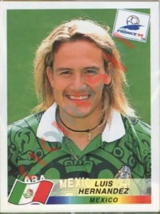 367 Luis Hernandez – FIFA World Cup France 1998 Panini