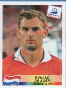308 Ronald De Boer – FIFA World Cup France 1998 Panini