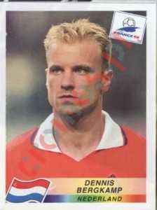 314 Dennis Bergkamp – FIFA World Cup France 1998 Panini