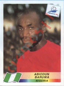 247 Abiodun Baruwa – FIFA World Cup France 1998 Panini