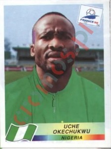 249 Uche Okechukwu – FIFA World Cup France 1998 Panini