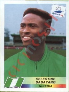 250 Celestine Babayaro – FIFA World Cup France 1998 Panini
