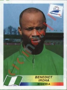 251 Benedict Iroha – FIFA World Cup France 1998 Panini
