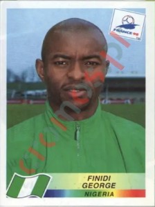 256 Finidi George – FIFA World Cup France 1998 Panini