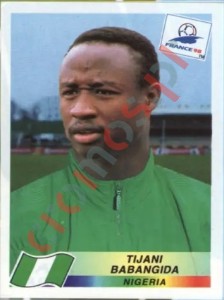 257 Tijani Babangida – FIFA World Cup France 1998 Panini
