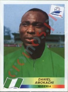 259 Daniel Amokachi – FIFA World Cup France 1998 Panini
