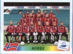 67 Team Norway – FIFA World Cup France 1998 Panini