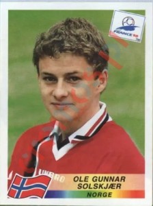 83 Ole Gunnar Solskjaer – FIFA World Cup France 1998 Panini