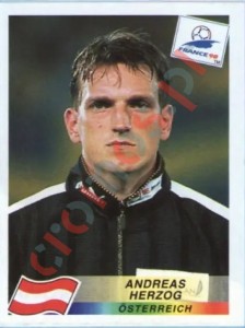 148 Andreas Herzog – FIFA World Cup France 1998 Panini