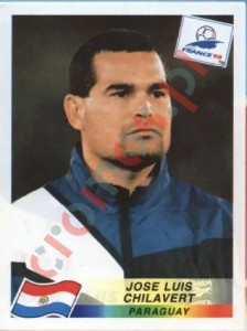 265 Jose Luis Chilavert – FIFA World Cup France 1998 Panini