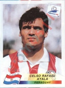266 Celso Rafael Ayala – FIFA World Cup France 1998 Panini