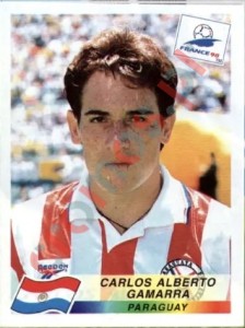268 Carlos Alberto Gamarra – FIFA World Cup France 1998 Panini