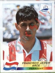 269 Francisco Javier Arce – FIFA World Cup France 1998 Panini