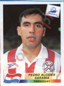 270 Pedro Alcides Sarabia – FIFA World Cup France 1998 Panini
