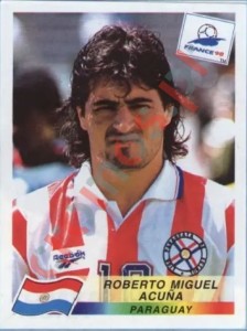 272 Roberto Miguel Acuna – FIFA World Cup France 1998 Panini
