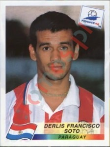 277 Derlis Francisco Soto – FIFA World Cup France 1998 Panini