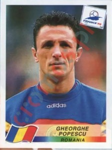 435 Gheorghe Popescu – FIFA World Cup France 1998 Panini
