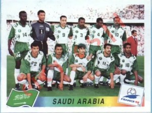 192 Taem Saudi Arabia – FIFA World Cup France 1998 Panini