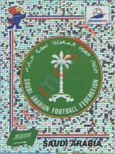 193 Emblem Saudi Arabia – FIFA World Cup France 1998 Panini