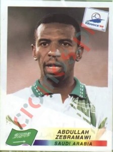 197 Abdullah Zebramawi – FIFA World Cup France 1998 Panini