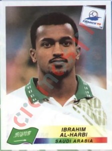 199 Ibrahim Al-Harbi – FIFA World Cup France 1998 Panini