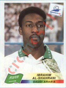 205 Ibrahim Al-Shahrani – FIFA World Cup France 1998 Panini