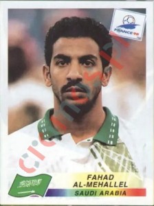 206 Fahad Al-Mehallel – FIFA World Cup France 1998 Panini