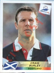 40 Craig Burley – FIFA World Cup France 1998 Panini