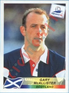 42 Gary McAllister – FIFA World Cup France 1998 Panini