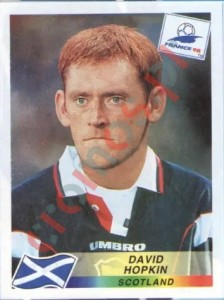 44 David Hopkin – FIFA World Cup France 1998 Panini