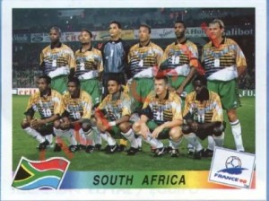 174 Team South Africa – FIFA World Cup France 1998 Panini