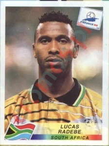 179 Lucas Radebe – FIFA World Cup France 1998 Panini
