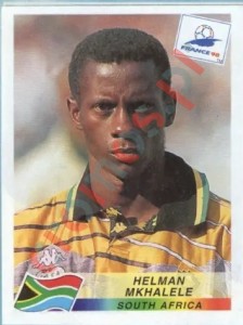 183 Helman Mkhalele – FIFA World Cup France 1998 Panini
