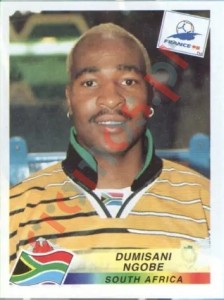 186 Dumisani Ngobe – FIFA World Cup France 1998 Panini