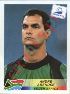191 Andre Arendse – FIFA World Cup France 1998 Panini