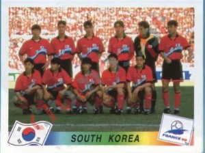 335 Team South Korea – FIFA World Cup France 1998 Panini