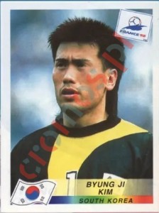 337 Kim Byung Ji – FIFA World Cup France 1998 Panini