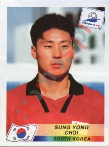 341 Choi Sung Yong – FIFA World Cup France 1998 Panini