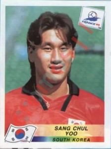 343 Yoo Sang Chul – FIFA World Cup France 1998 Panini